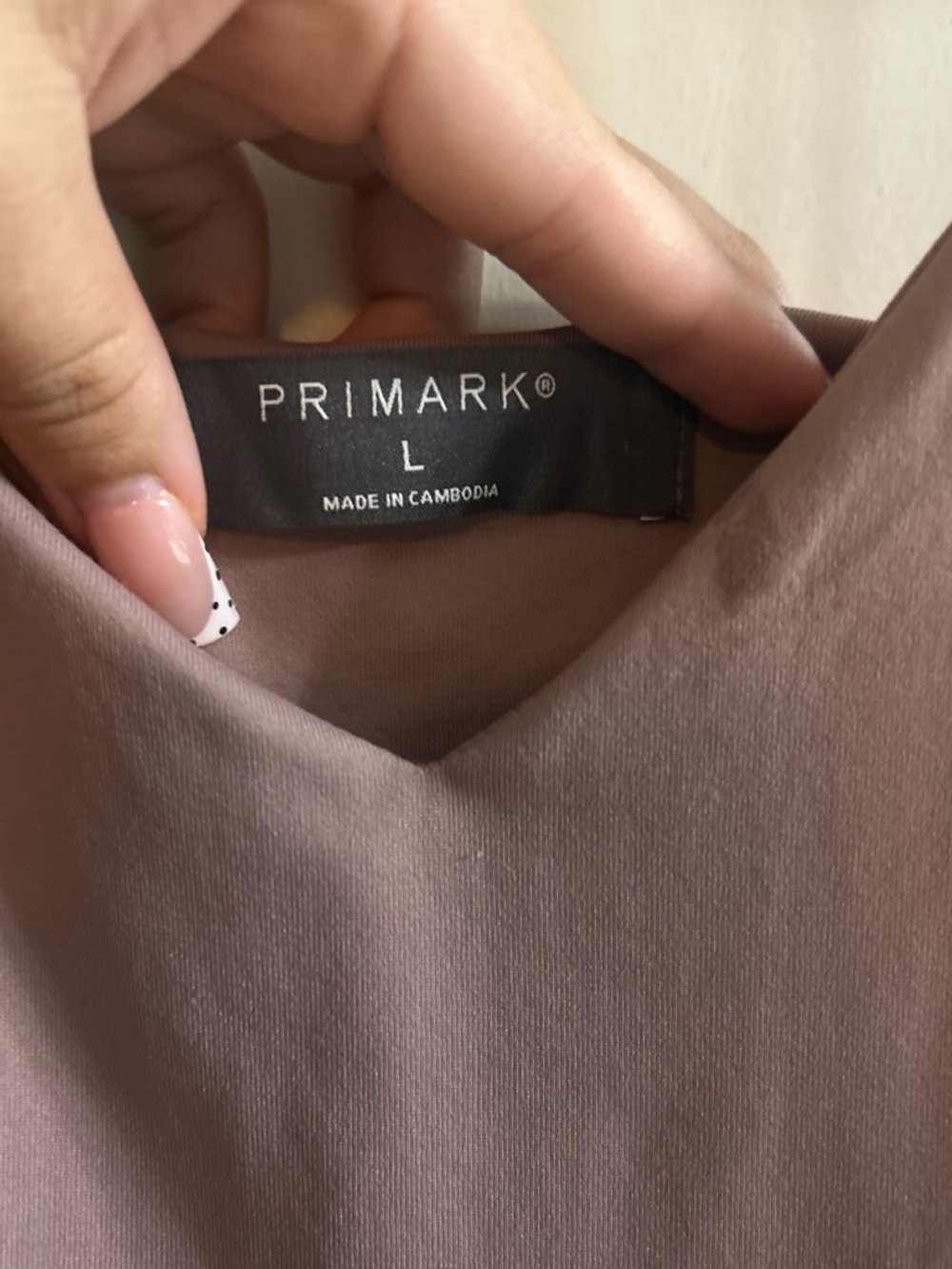 Primark Women's Mauve V-Neck Tunic Top